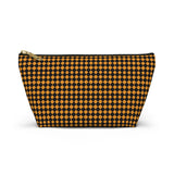 Diamond Pattern Accessory Pouch w T-bottom
