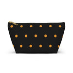 Polka Dots Accessory Pouch w T-bottom