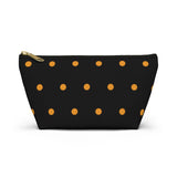 Polka Dots Accessory Pouch w T-bottom