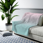 Color Gradient Velveteen Plush Blanket