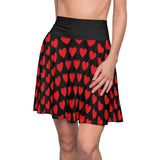 Love Hearts of Women's Skater Skirt