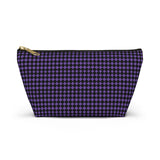 Diamond Pattern Accessory Pouch w T-bottom