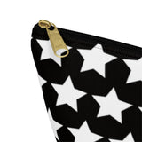 Star Pattern Accessory Pouch w T-bottom