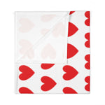 Love Hearts Baby Swaddle Blanket