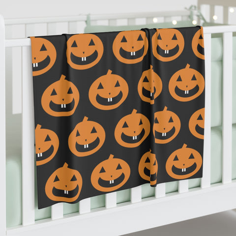 Pumpkin Pattern Baby Swaddle Blanket