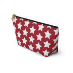 Star Pattern Accessory Pouch w T-bottom