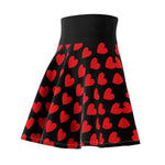 Love Hearts of Women's Skater Skirt