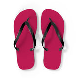 Rose Red Flip Flops