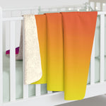 Color Gradient Sherpa Fleece Blanket