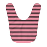 Lines Fleece Baby Bib