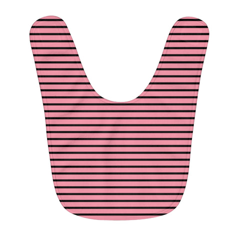 Lines Fleece Baby Bib