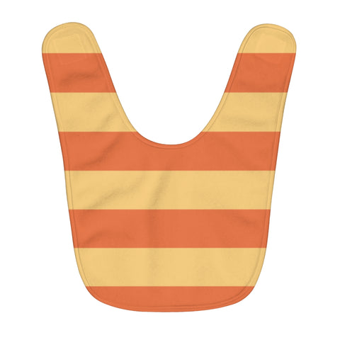 Lines Fleece Baby Bib