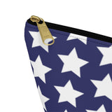 Star Pattern Accessory Pouch w T-bottom