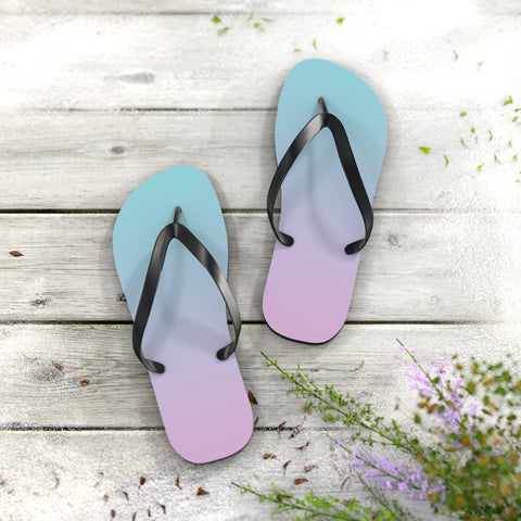 Color Gradient Flip Flops