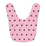 Polka Dots Fleece Baby Bib