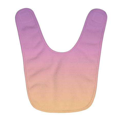 Color Gradient Fleece Baby Bib