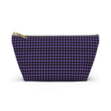 Diamond Pattern Accessory Pouch w T-bottom