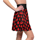 Love Hearts of Women's Skater Skirt