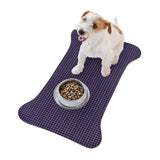 Diamond Pattern Pet Feeding Mats