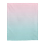 Color Gradient Velveteen Plush Blanket