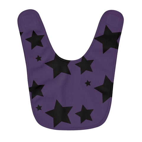 Star Pattern Fleece Baby Bib