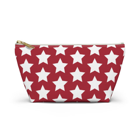 Star Pattern Accessory Pouch w T-bottom