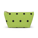 Polka Dots Accessory Pouch w T-bottom