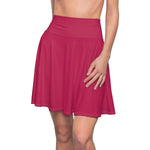 Rose Red Women's Skater Skirt