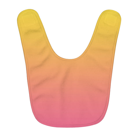 Color Gradient Fleece Baby Bib