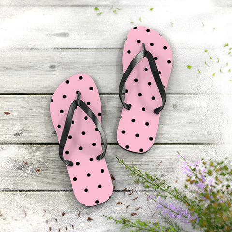 Polka Dots Flip Flops