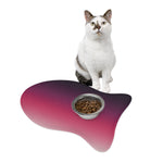 Color Gradient Pet Feeding Mats