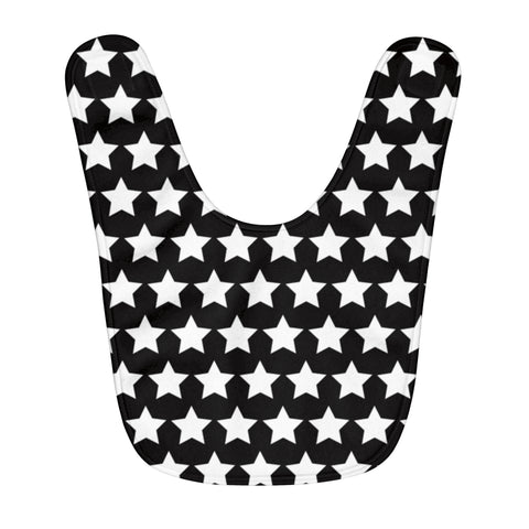 Star Pattern Fleece Baby Bib