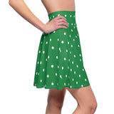 Polka Dots Women's Skater Skirt