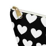 Love Hearts Accessory Pouch w T-bottom