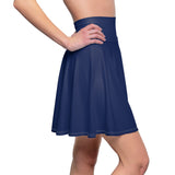 Deep Blue Women's Skater Skirt