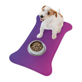 Color Gradient Pet Feeding Mats