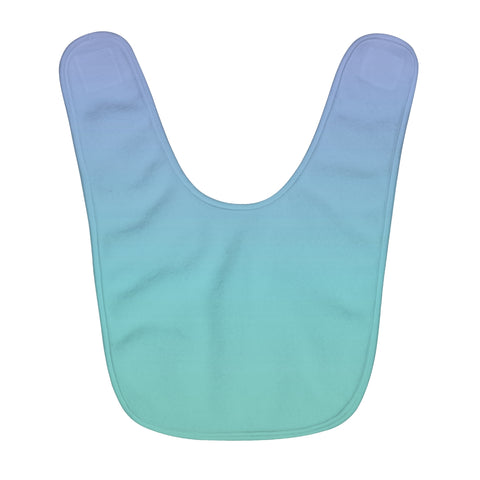 Color Gradient Fleece Baby Bib