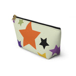 Star Pattern Accessory Pouch w T-bottom