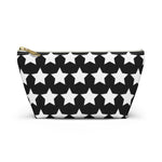 Star Pattern Accessory Pouch w T-bottom