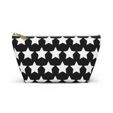 Star Pattern Accessory Pouch w T-bottom