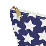 Star Pattern Accessory Pouch w T-bottom