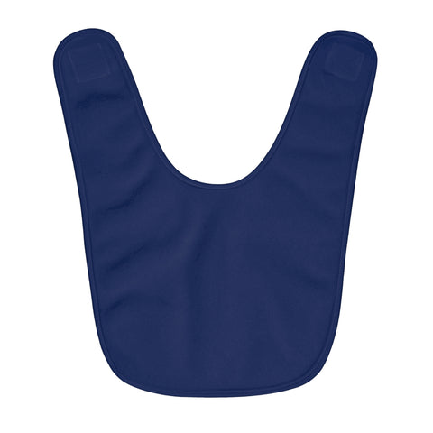 Deep Blue Fleece Baby Bib