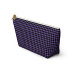 Diamond Pattern Accessory Pouch w T-bottom