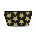 Star  Pattern Accessory Pouch w T-bottom