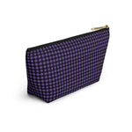 Diamond Pattern Accessory Pouch w T-bottom