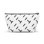 T Pattern Accessory Pouch w T-bottom