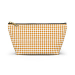 Diamond Pattern Accessory Pouch w T-bottom