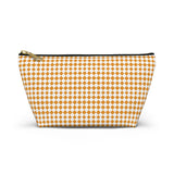 Diamond Pattern Accessory Pouch w T-bottom