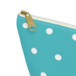 Polka Dots Accessory Pouch w T-bottom