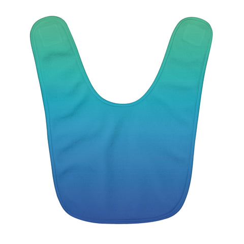 Color Gradient Fleece Baby Bib